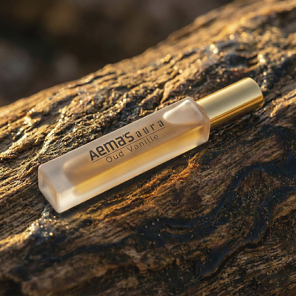 Aema's aura agarwood perfume oil The Story of Oud Vanille